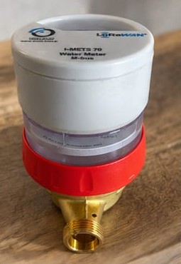 I-METS 70 LoRaWAN water meter, real product photo from a second angle